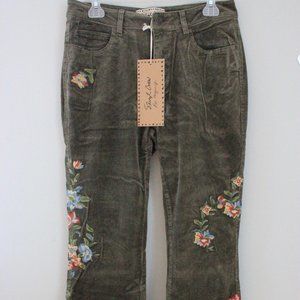 SHERYL CROW CORDUROY PANTS SIZE 10